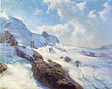 Edward Henry Potthast Famous Paintings - In Cloud Regions